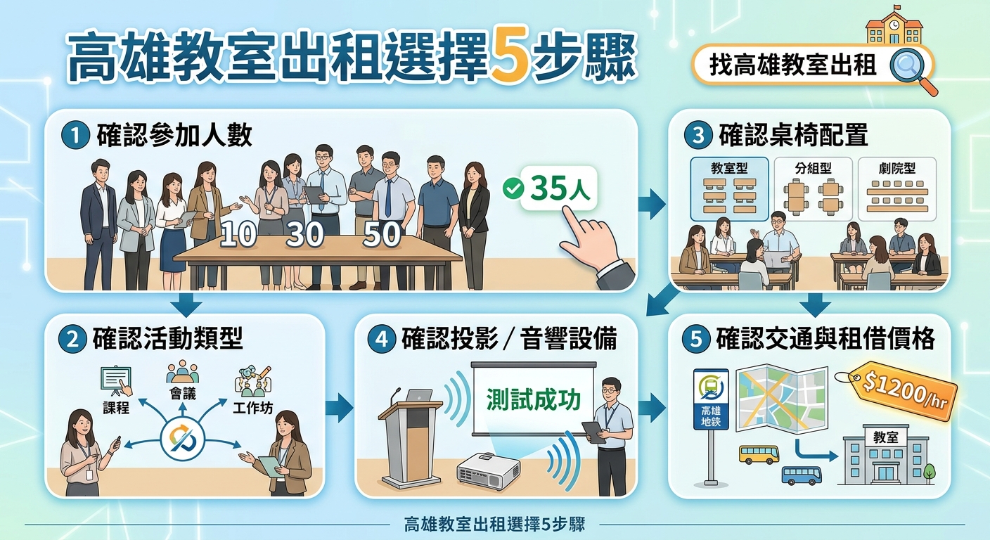 高雄市教育講師職業工會的場地出租圖片